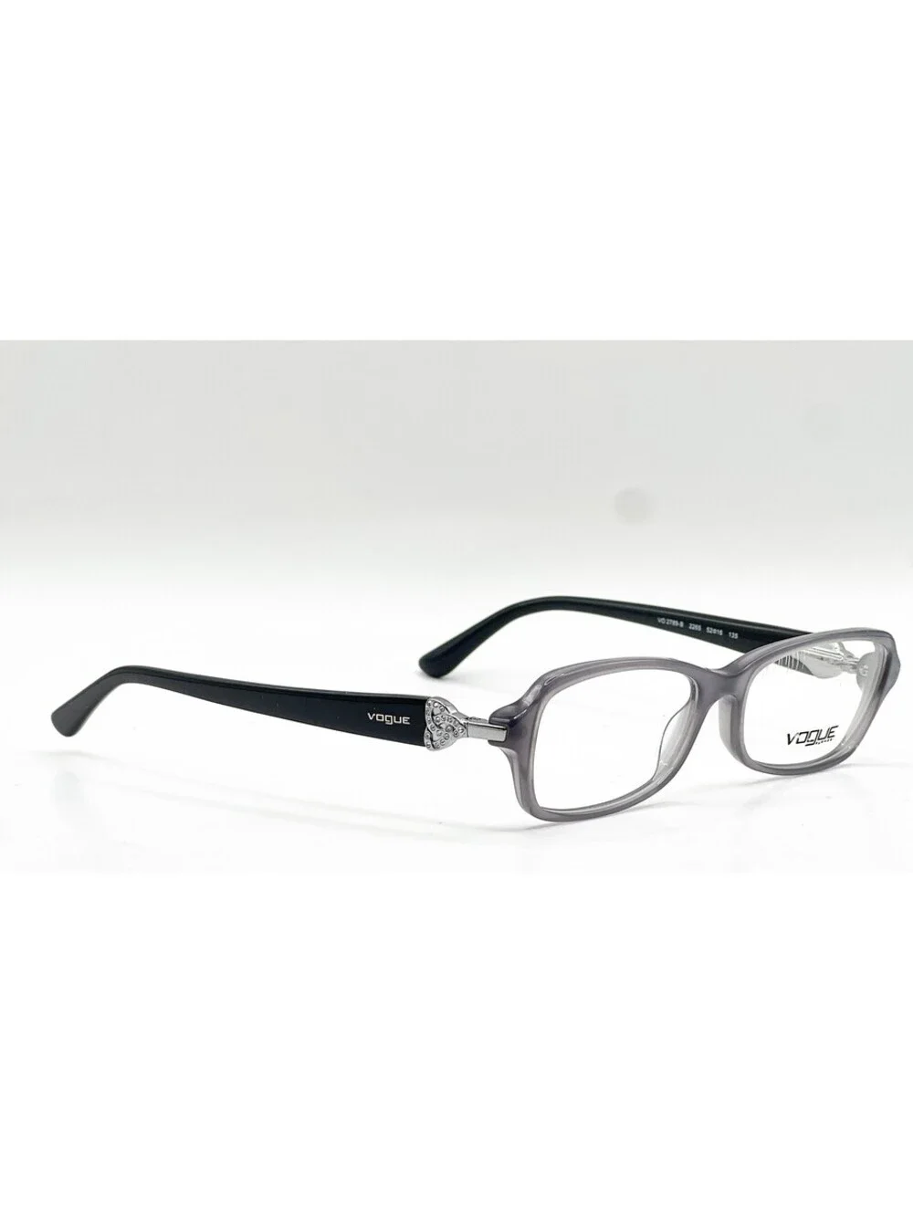 Vogue VO 2789-B 2265 Grey Violet Transparent Authentic Eyeglass Frames 52-16